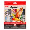 Creioane colorate acuarela DACO Aparel CC613, 12 buc/set + 6 pastile acuarele